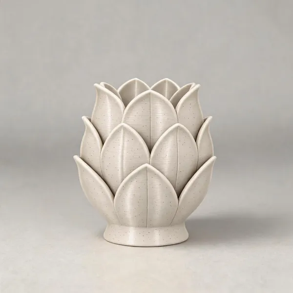 Stone_3D_Printed_Lotus_Design_Decorative_Planter