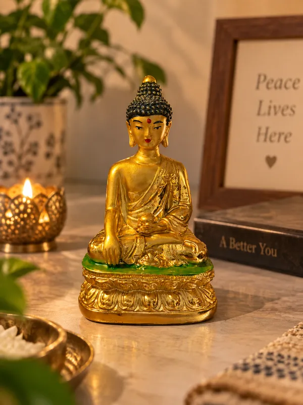 Golden_Buddha_Meditation_Statue_–_Elegant_Decorative_Idol_for_Home_&_Office