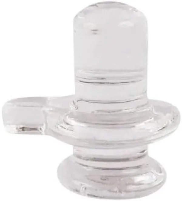_Transparent_Crystal_Shivling_for_Puja_|_Sphatik_Shivling_for_Home_Temple_Decorative_Showpiece__-__4_cm_(Silver,_Clear)