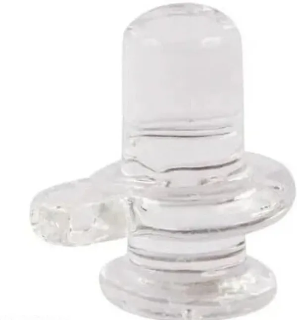 _Transparent_Crystal_Shivling_for_Puja_|_Sphatik_Shivling_for_Home_Temple_Decorative_Showpiece__-__4_cm_(Silver,_Clear)