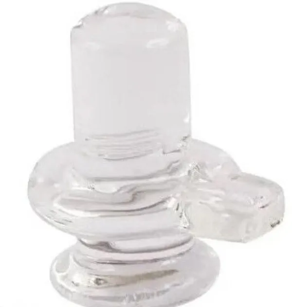 _Transparent_Crystal_Shivling_for_Puja_|_Sphatik_Shivling_for_Home_Temple_Decorative_Showpiece__-__4_cm_(Silver,_Clear)