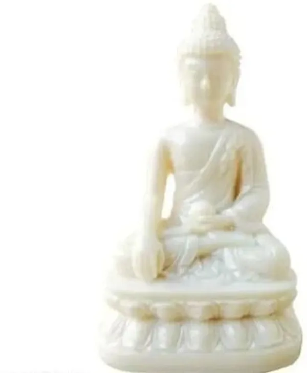 _White_Buddha_Idol_in_Meditation_Pose_–_Elegant_Polyresin_Showpiece_Decorative_Showpiece__-__12_cm_(Polyresin,_White)