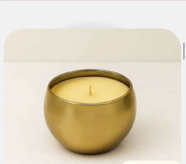 Metallic_Gold_Round_Candle