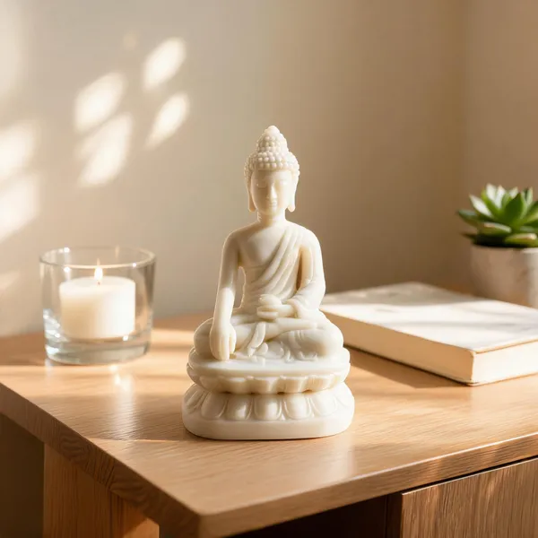 _White_Buddha_Idol_in_Meditation_Pose_–_Elegant_Polyresin_Showpiece_Decorative_Showpiece__-__12_cm_(Polyresin,_White)