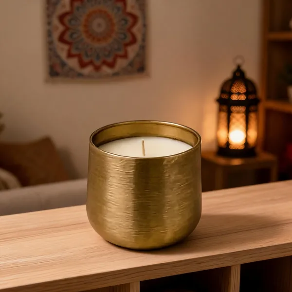 Metallic_Gold_Textured_Jar_Candle