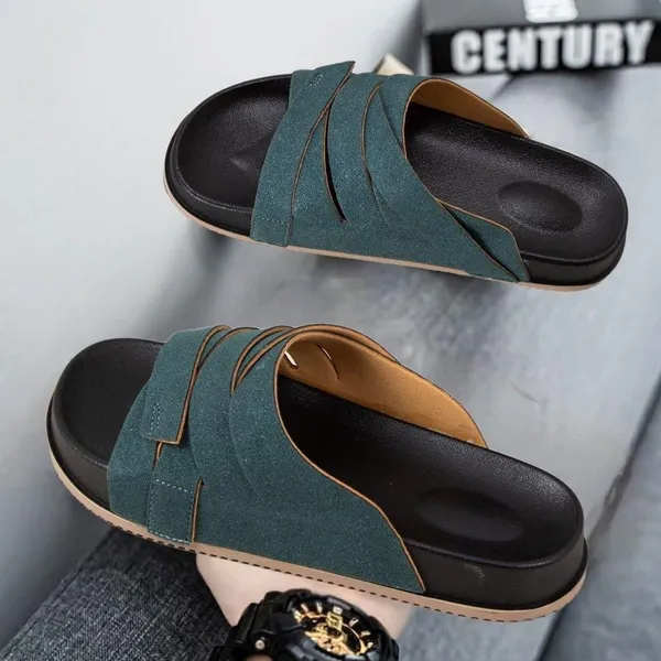 kardam_And_sons_Men_Slippers_Green_,_6