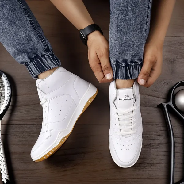 kardam_And_sons_kardam_And_sons_luxury_fashionable_Stylish_Light_Weight_Sneakers_white_Boots_For_Men_White_,_9