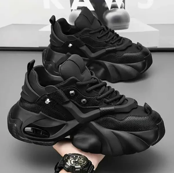 kardam_And_sons_luxury_fashionable_Stylish_Light_Weight_Sneakers_white_Canvas_Shoes_For_Men_Black_,_9
