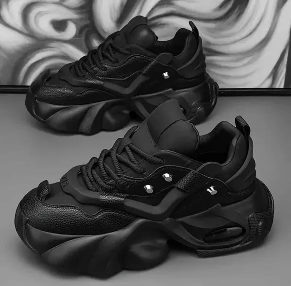 kardam_And_sons_luxury_fashionable_Stylish_Light_Weight_Sneakers_white_Canvas_Shoes_For_Men_Black_,_9