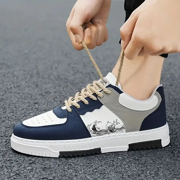 kardam_And_sons_kardam_And_sons_luxury_fashionable_Stylish_Light_Weight_shoes_white_Running_Shoes_For_Men_White,_Blue_,_7
