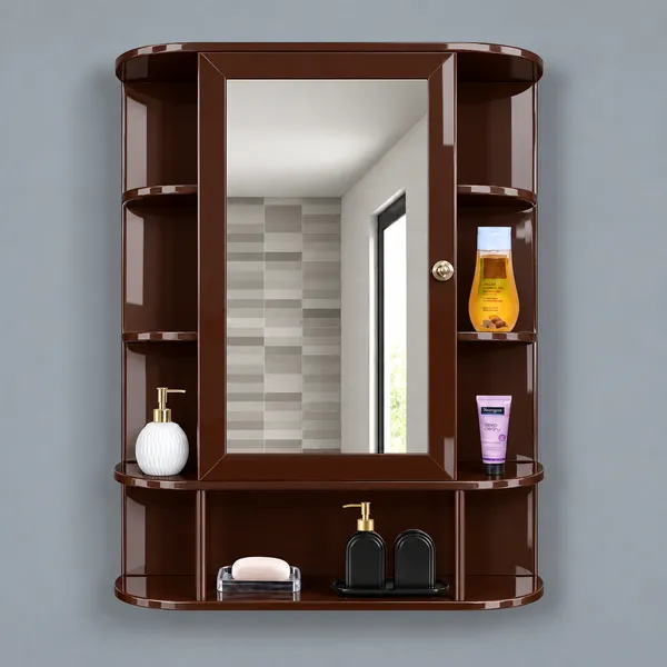 Craftsaura_Premium_Wall-Mounted_Bathroom_Mirror_Cabinet_|_Multi-Shelf_Storage_Organizer_with_Stylish_Glossy_Finish