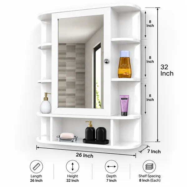 Craftsaura_Premium_Wall-Mounted_Bathroom_Mirror_Cabinet_|_Multi-Shelf_Storage_Organizer_with_Stylish_Glossy_Finish