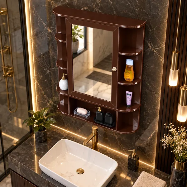 Craftsaura_Premium_Wall-Mounted_Bathroom_Mirror_Cabinet_|_Multi-Shelf_Storage_Organizer_with_Stylish_Glossy_Finish