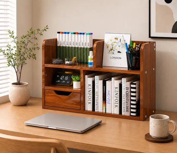 Craftsaura_Wooden_Desktop_Bookshelf_Organizer_with_Drawer_|_Study_Table_Storage_Rack_for_Books_&_Stationery