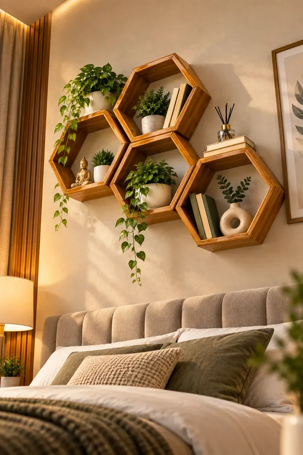 Wooden_Hexagon_Wall_Shelves_(Set_of_4)_|_Honeycomb_Floating_Wall_Planter_&_Décor_Shelves