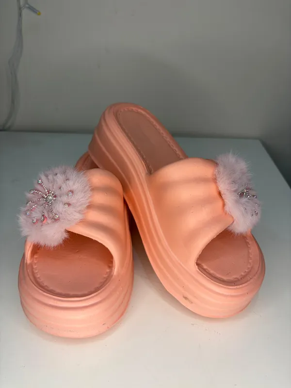 Peach_Eva_Floral_Embellished_Platform_Slippers_For_Women