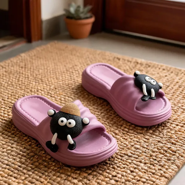 Onion_Pink_Eva_Cartoon_Slip_On_Slippers_For_Women