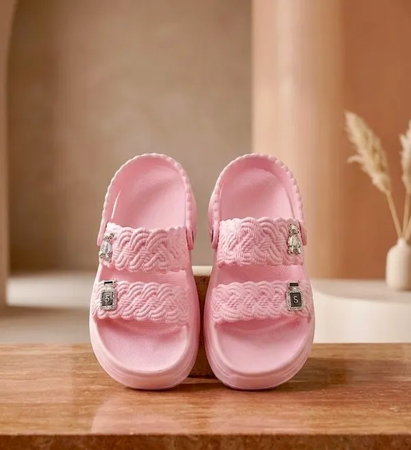 Baby_Pink_Eva_Braided_Platform_Sandals_For_Women