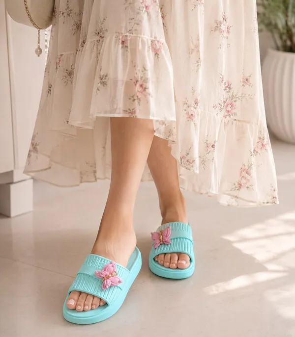 Mint_Eva_Butterfly_Embellished_Flat_Slide_Sandals_For_Women