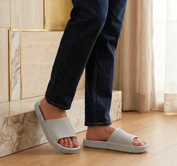 Grey_Textured_Slip_On_Slides_for_Men_And_Women