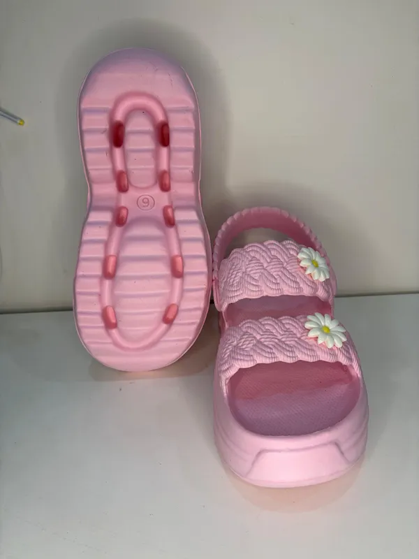 Baby_Pink_Eva_Daisy_Strap_Slip_On_Sandals_For_Girls