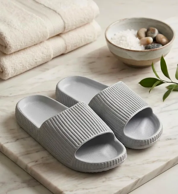 Grey_Textured_Slip_On_Slides_for_Men_And_Women