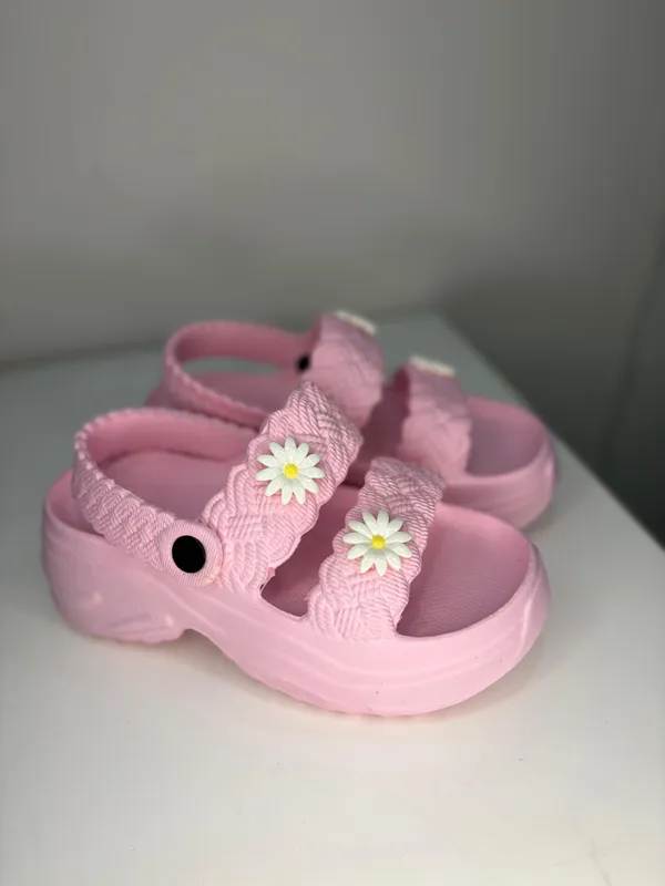 Baby_Pink_Eva_Daisy_Strap_Slip_On_Sandals_For_Girls