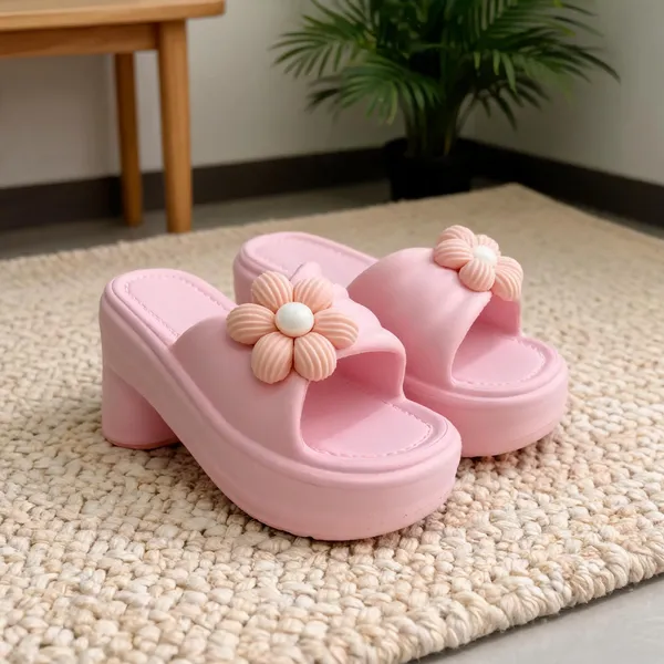 Baby_Pink_Eva_Floral_Slip_On_Wedge_Sandals_For_Women