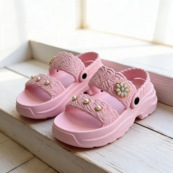 Baby_Pink_Eva_Embellished_Bow_Strap_Platform_Sandals_For_Women