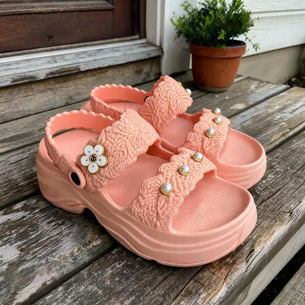 Peach_Eva_Floral_Crossover_Strap_Platform_Sandals_For_Girls