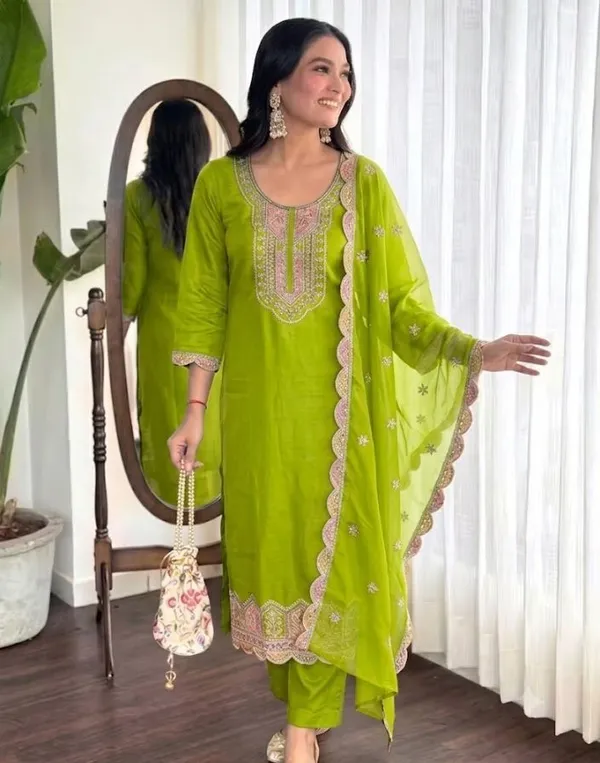 Green_Embroidered_Straight_Kurta_Set_for_Women