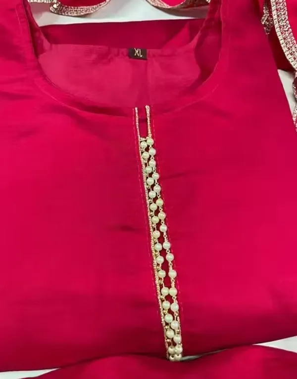 Pink_Rayon_Slub_Straight_Embellished_Kurta_Set_For_Women