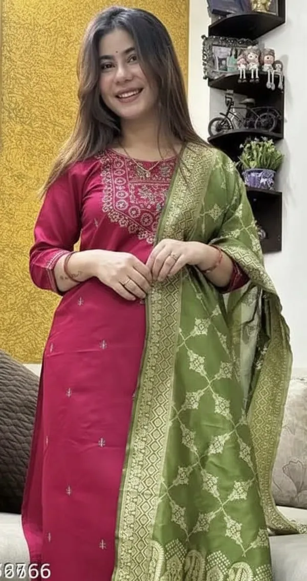 Pink_Rayon_Slub_Straight_Embroidered_Kurta_Set_For_Women