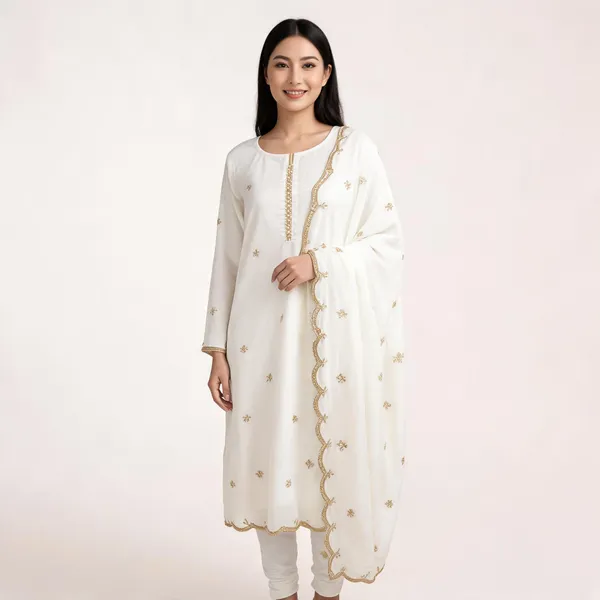 Pink_Rayon_Slub_Round_Neck_Embellished_Kurta_For_Women