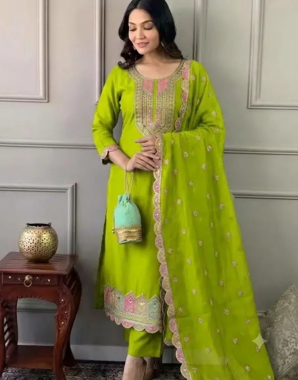 Green_Embroidered_Straight_Kurta_Set_for_Women