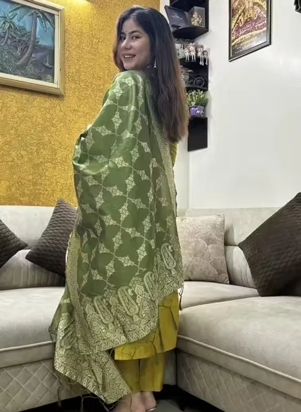 Yellow_Rayon_Slub_Straight_Embroidered_Kurta_Set_For_Women