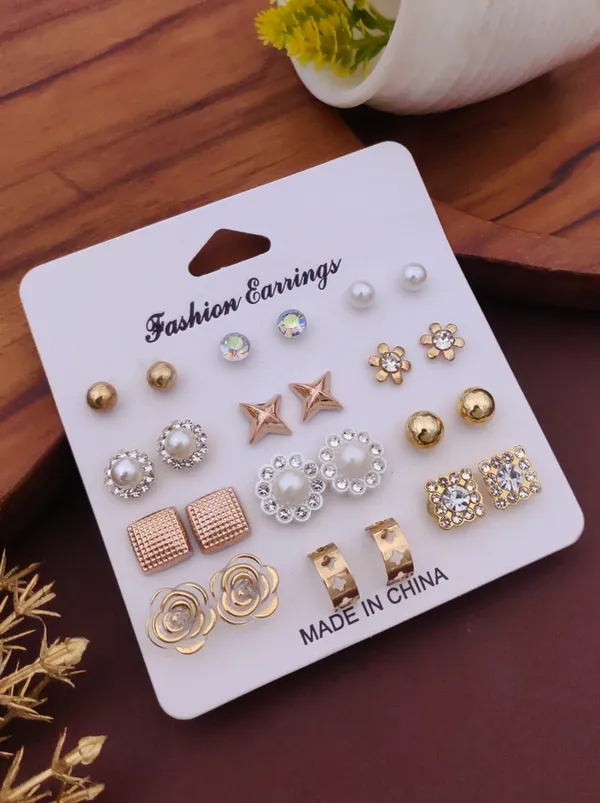 Gold_Tone_Mixed_Design_Earrings_Set_for_Women