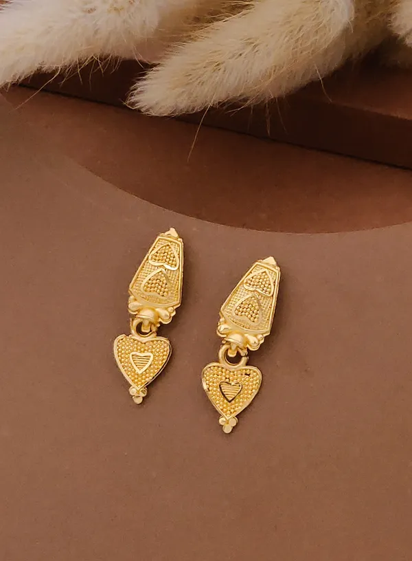 Gold-Tone_Heart_Drop_Earrings_for_Women