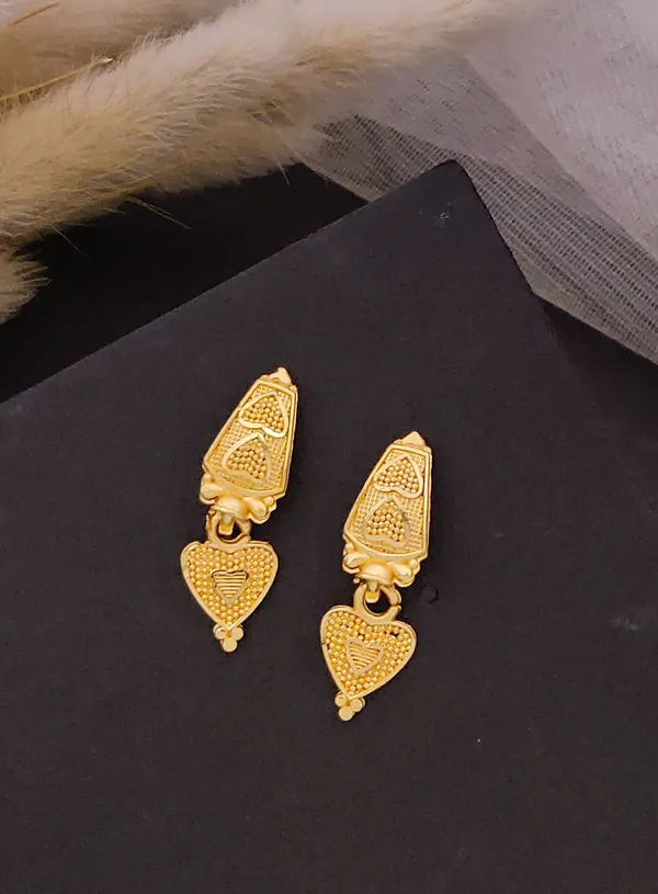 Gold-Tone_Heart_Drop_Earrings_for_Women
