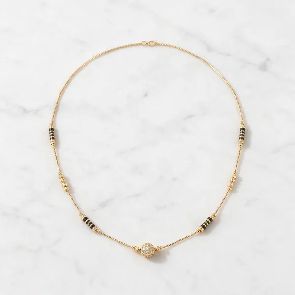 Gold-Tone_Beaded_Pendant_Necklace_For_Women