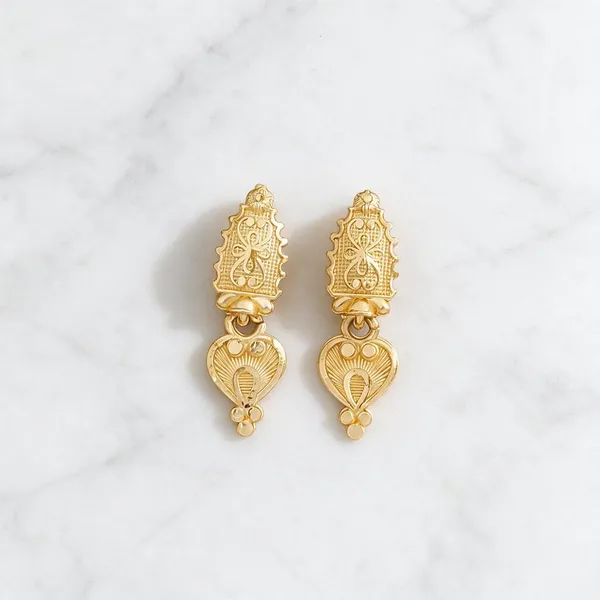 Gold_Tone_Temple_Design_Drop_Earrings_For_Women_-_Pack_Of_2