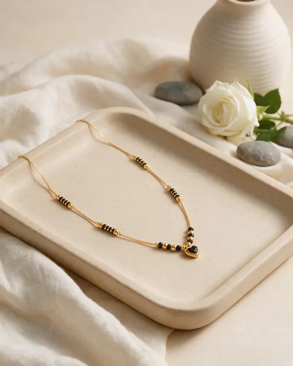 Gold_Tone_Beaded_Heart_Mangalsutra_Necklace_For_Women