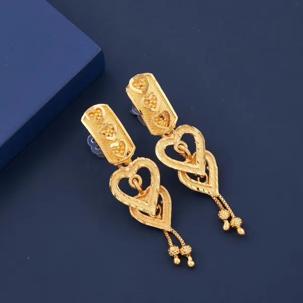 Gold-Tone_Heart_Drop_Earrings_for_Women
