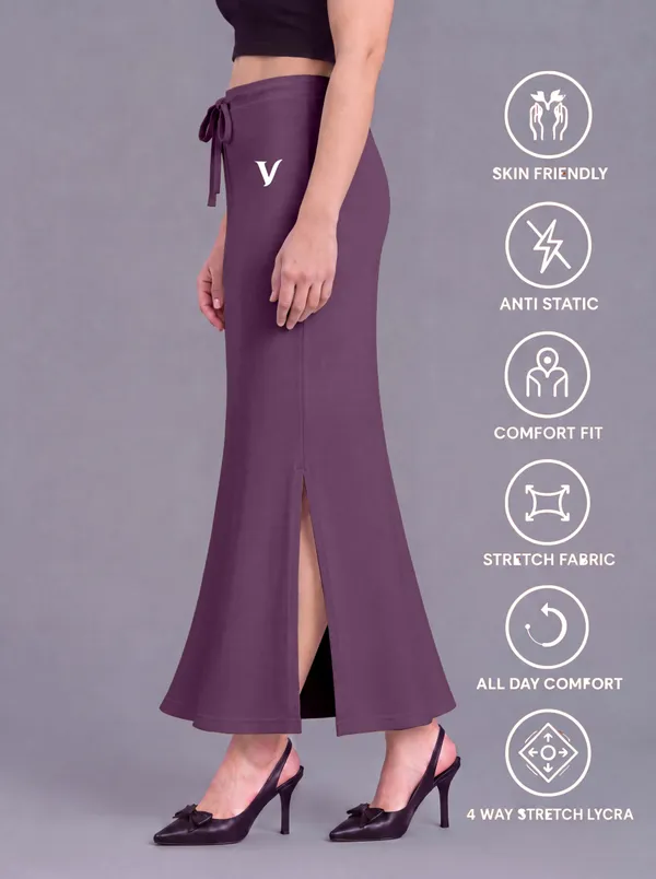 Purple_Microfiber_Flared_Saree_Shapewear_For_Women