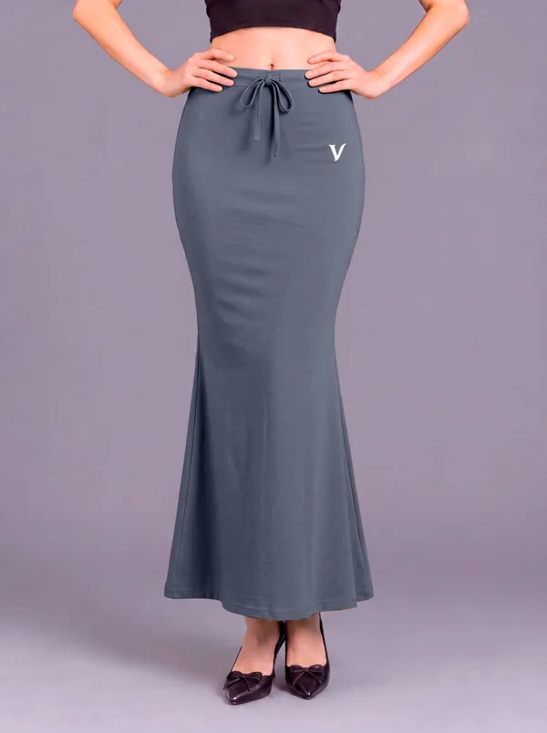 Grey_Microfiber_Flared_Slit_Saree_Shapewear_For_Women