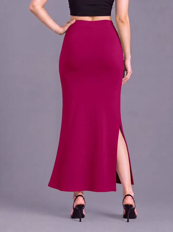 Magenta_Microfiber_Mermaid_Saree_Shapewear_For_Women