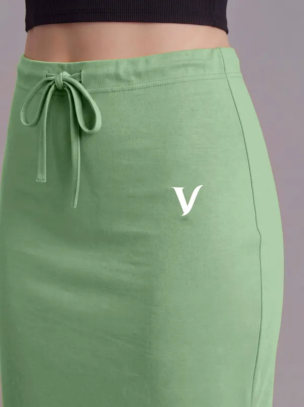 Green_Microfiber_Bodycon_Maxi_Saree_Shapewear_For_Women