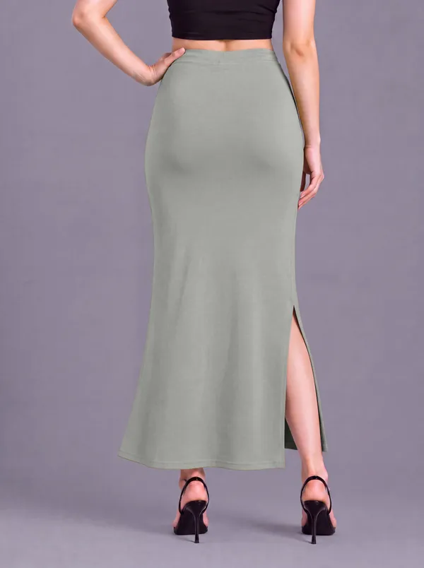 Sage_Green_Microfiber_Mermaid_Saree_Shapewear_For_Women