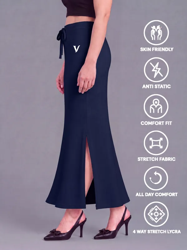 Navy_Blue_Microfiber_Mermaid_Saree_Shapewear_For_Women