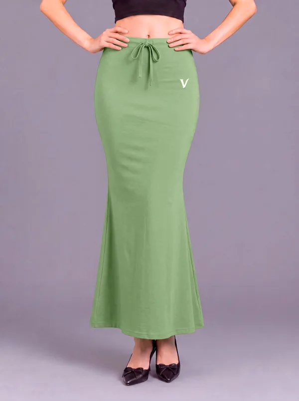 Green_Microfiber_Bodycon_Maxi_Saree_Shapewear_For_Women